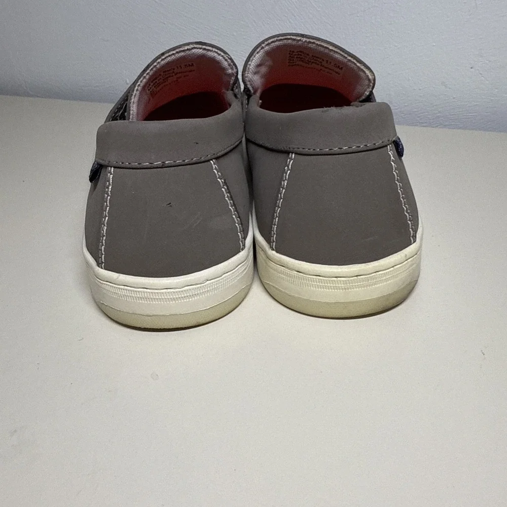 Clarks Collection  Crown & Ivy Mens Shoes Loafers Gray Comfort Sz 11.5 M